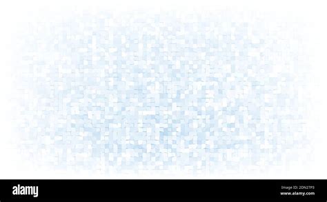 Abstract Light Blue Mosaic Background With White Vignette Subtle
