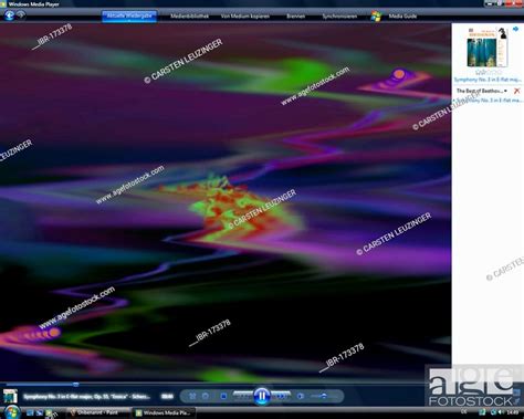 Microsoft Windows Vista German Version Windows Media Player Plays