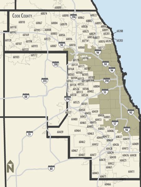 Suburban Cook County Zip Code Map Crains Chicago Business