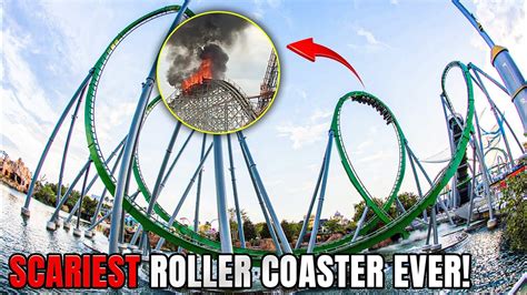 Top 10 Scariest Roller Coasters In The World Youtube