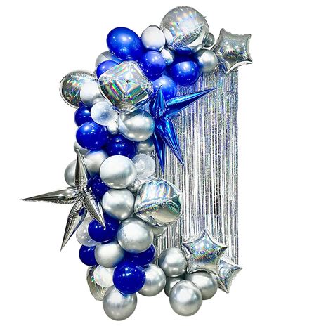 Buy Disco Balloon Garland Arch Kit,The 90s’ Style Balloon,Blue And