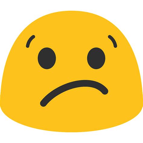 Confused Face Emoji Clipart Free Download Transparent Png Creazilla