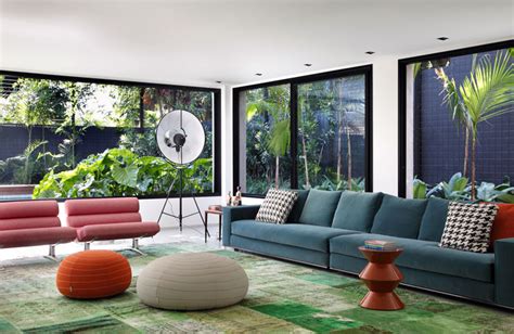 Colorful And Vibrant Home Interior By Guilherme Torres Architects