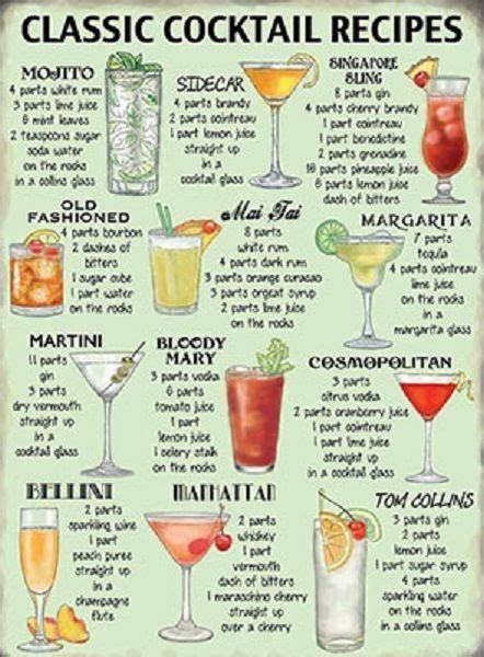 7 Idées De Cocktails Classiques Cocktails Classiques Boisson