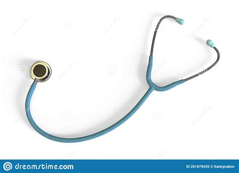 Medical Stethoscope 3d Illustration Stock Illustration Illustration