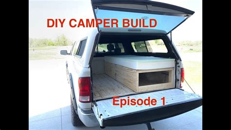 Diy fridge slide alternative for truck camping and overlanding. 1.DIY Camper Shell Bed Build - YouTube