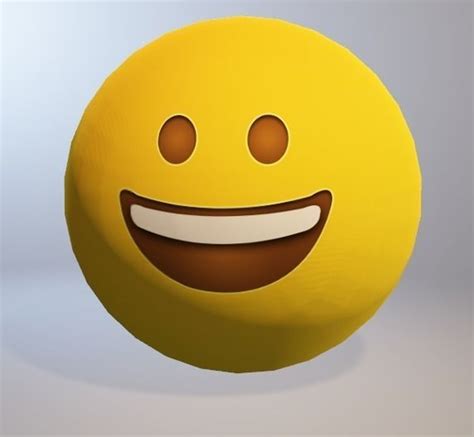 Smiley Free Vr Ar Low Poly 3d Model Cgtrader
