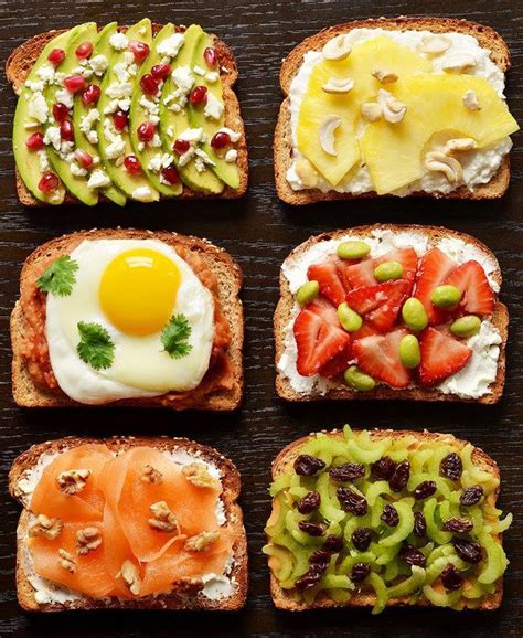 21 Ideas For Energy Boosting Breakfast Toasts Brunch Dishes Breakfast Toast Food