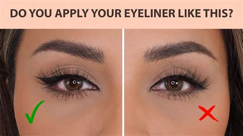 How To Apply Eyeliner The Right Way 2021 Nina Ubhi Youtube