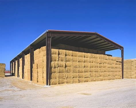 Hay Barn Hay Storage Covered Storagedurable Economical Buildings That