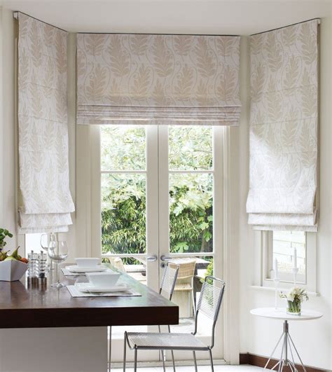 This type of installation is perfect for doors as well. Mounted from ceiling | Roman Blinds Kitchen Inspiration ...