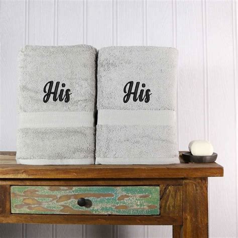 His And His Hers And Hers Bath Towels By Duncan Stewart