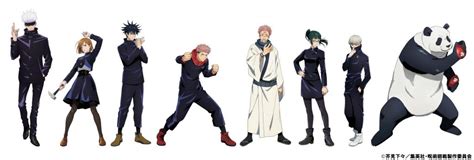 Ezcosplay offers best quality anime costumes, anime cosplay costumes, kids cosplay, cardcaptor sakura, chobits, dolls costumes, dynasty warriors,fate stay night, gintama costumes, katekyo hitman reborn, kuroshitsuji, persona cosplay, rozen maiden, soul eater, street fighter, tales of the abyss, the prince of tennis, umineko no naku koro ni and all other types of costumes available at cheap price. Jujutsu Kaisen - Nova imagem mostra todos os personagens ...
