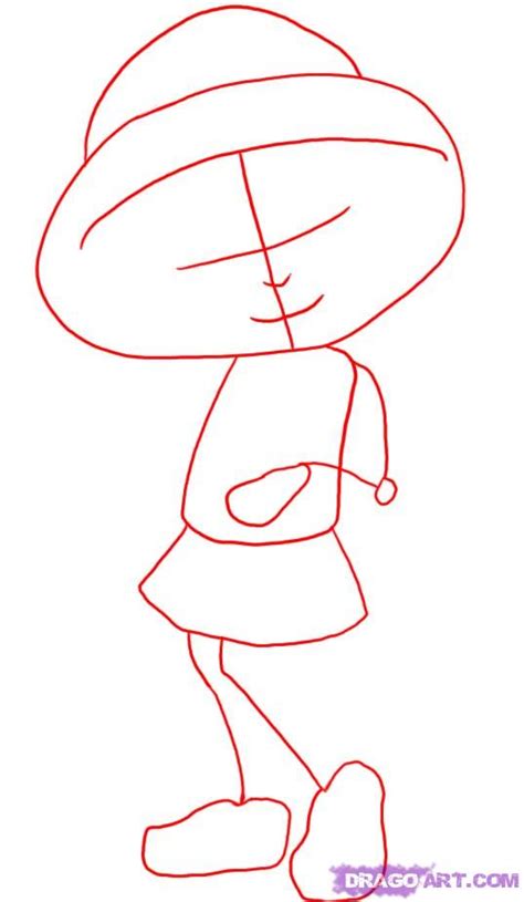 How To Draw Strawberry Shortcake Step By Step Characters