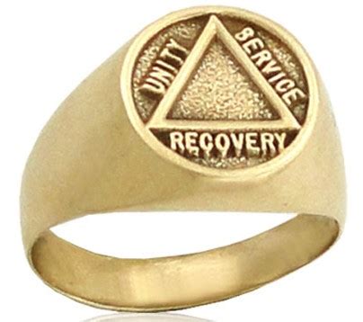 To thine own self be true unity service recovery. Gold Unity Recovery Service Ring