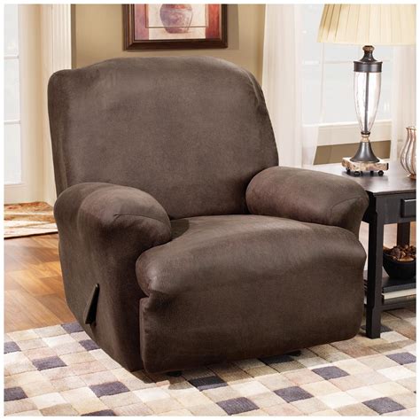 Sure Fit® Stretch Leather Recliner Slipcover 581254 Furniture Covers