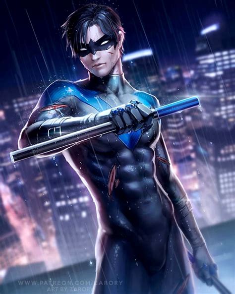 Nightwing Batman Comic Art Batman Comics Superhero Art Comic Heroes