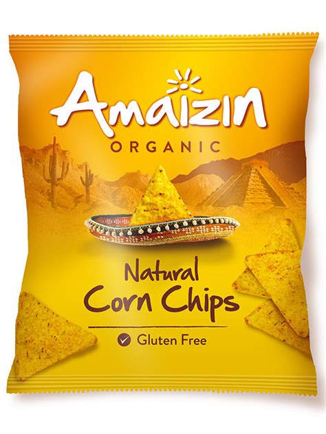 Great tasting kettle chips made from potatoes rejected for slight blemishes or. Natural Tortilla Corn Chips, Gluten-Free 75g (Amaizin ...