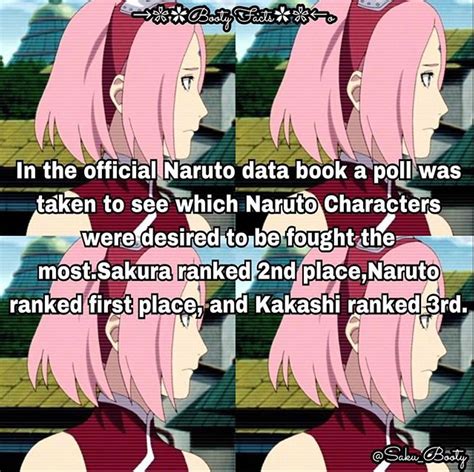 Sakura Fact Naruto Facts Naruto Naruto Sasuke Sakura