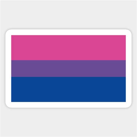 Bisexual Pride Flag Bisexual Sticker Teepublic