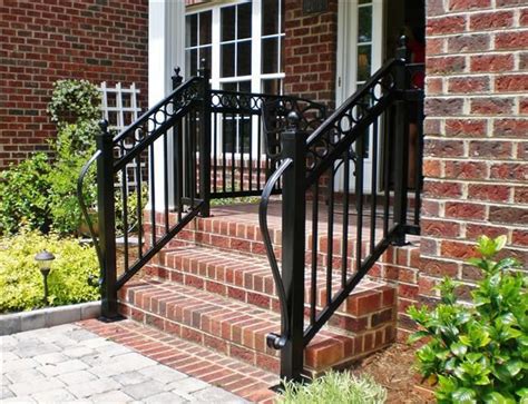 Front Porch Railings Wrought Iron Chicago Il Custom Wrought Iron Railings Raleigh Wrought