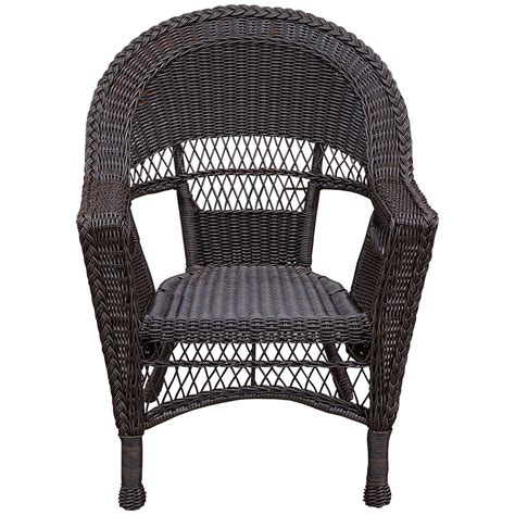Dark brown shades, cover the whole chair, from. Wicker Chair, Dark Brown | At Home