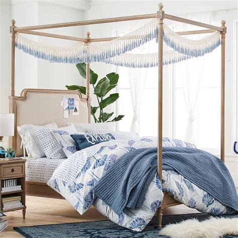 Colette Canopy Bed Set Pbteen