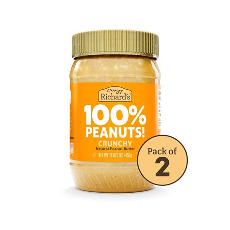 Crazy Richards 100 All Natural Crunchy Peanut Butter