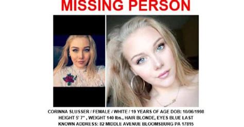 Corinna Slusser Missing Since 2017 And Still Unsolved