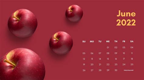 June 2022 Desktop Calendar