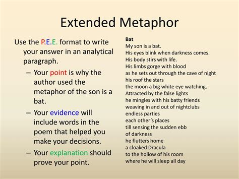 How To Write A Extended Metaphor Poem Sitedoct Org