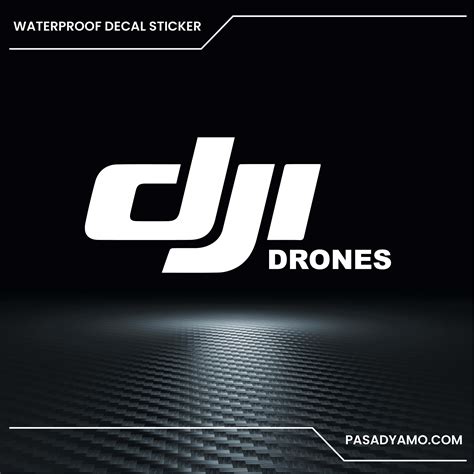 Dji Drones Logo Decal Sticker For Cars Motorcycles Laptops Skateboards