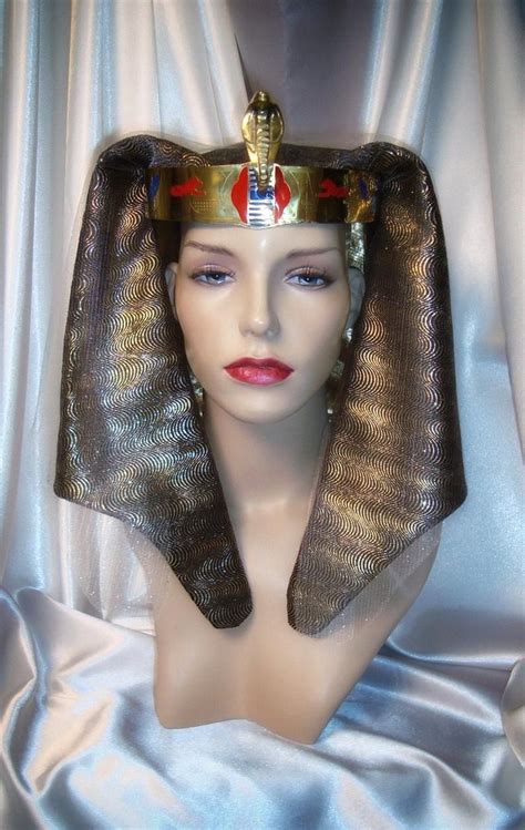 gold pharaoh headpiece egyptian inspired pharaoh headdress etsy egyptian inspired egyptian