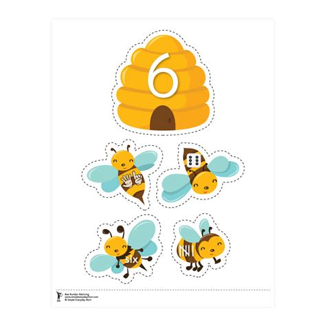 Beehive Number Activity For Kindergarten Simple Everyday Mom