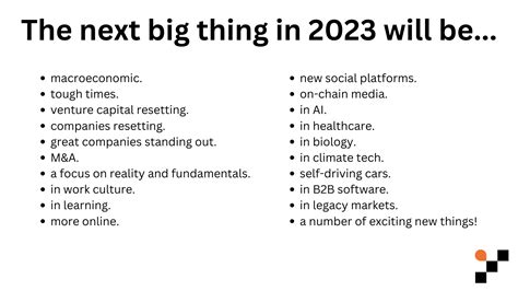 The Next Big Thing In 2023 Will Be