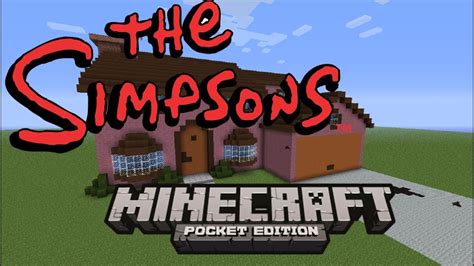 Die Simpsons Springfield Minecraft Pocket Edition Map Hd Youtube