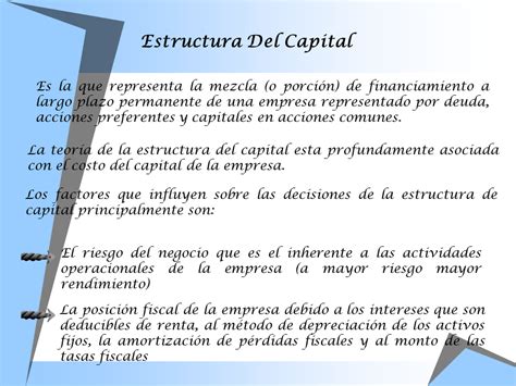 Estructura Del Capital Ppt Página 2