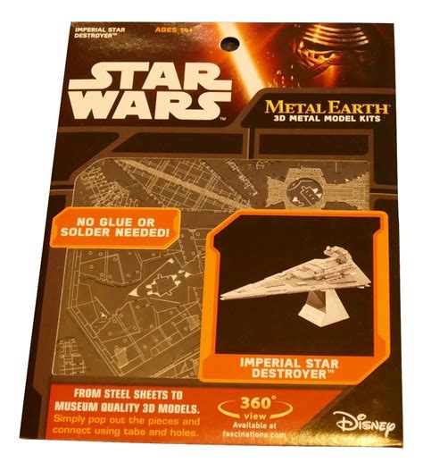 Star Wars Imperial Star Destroyer Metal Earth 3d Metal Model Kit Star