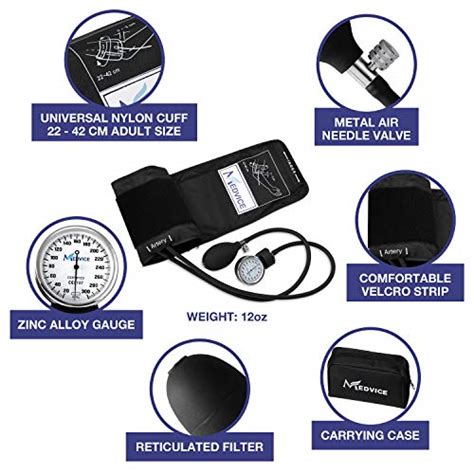 Medvice Manual Blood Pressure Cuff Universal Size Aneroid