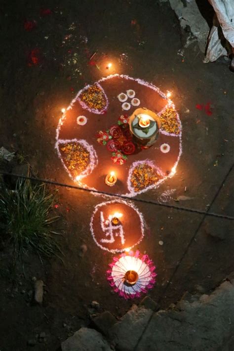 Rangoli Tihar Rangoli Tihar Decoration Laxmi Pooja In 2020