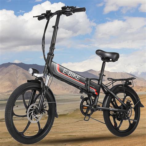 Vivi 20″ 36v 104ah 350w Folding Electric Commuter Bike Beach Bicycle