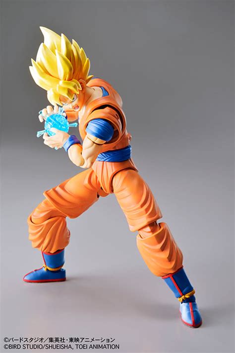 Bandai Dragon Ball Z Super Saiyan Goku Figure Rise Standard Plastic Model Kit 15cm 2s Time