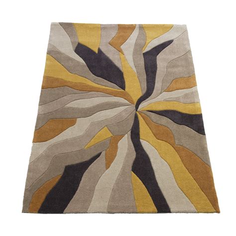 House Additions Ciampa Hand Tufted Greyyellow Area Rug And Reviews