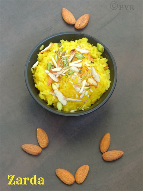 Priyas Versatile Recipes Zarda Sweet Saffron Rice
