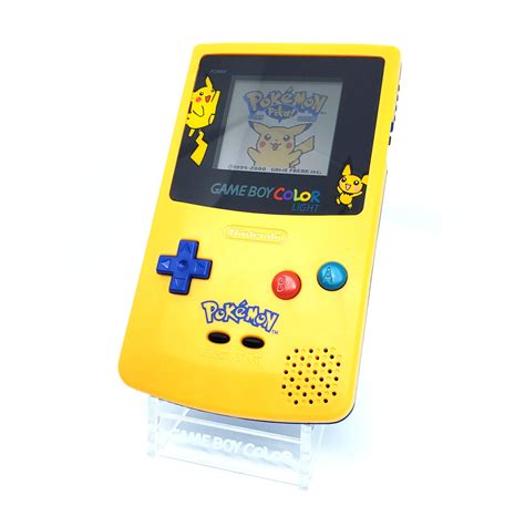 Nintendo Gameboy Color Light Pokemon Edition Gelb Gameboy Customs