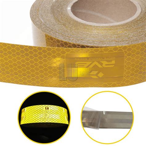 Yellow Color Reflective Conspicuity Tape Self Adhesive Ece 104r 001059