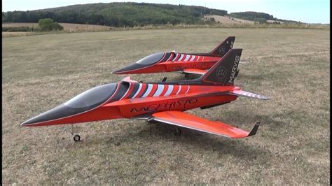 Two Giant Rc Turbine Jets Mephisto Sfc Modellflugtag 2018 Youtube