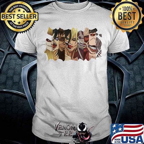 Attack On Titan Nine Titans Shirt Venomtee Premium ™ Llc