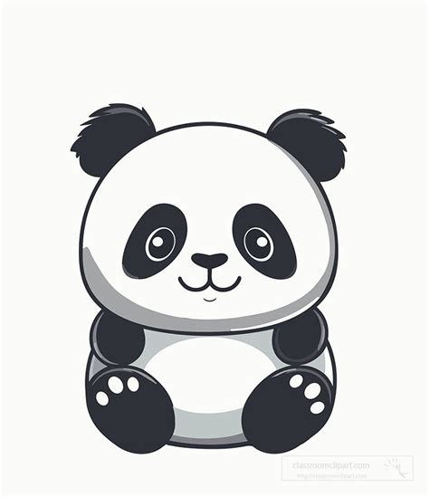 Panda Clipart Sitting Panda Clip Art