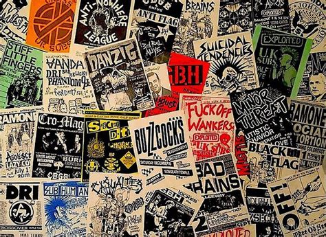 Punk Flyer Collage By Lexa Nicoletti Punk Poster Punk Bands Posters